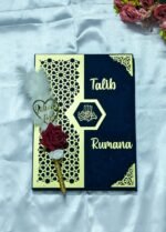 Star Design Nikah Nama Navy Blue,Red